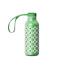 Bouteille d'eau isotherme en acier inoxydable 304 de 500 ml, double paroi sous vide, thermos réutilisable, isolation 24 heures, pour les professionnels