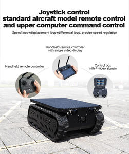 TinS-12E 600kg di carico utile di pattuglia di ispezione Robot elettrico telaio per tutti i terreni di salvataggio antincendio veicolo Robot cingolato in gomma - Product Image 3