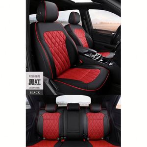 Housse de siège de voiture universelle toutes saisons de haute qualité, design sportif avec couverture complète, ventilée et respirante en cuir - Product Image 5