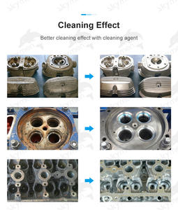 Skymen OEM tek tankı endüstriyel ultrasonik temizleyici 96L DPF blok motor parçaları için dizel enjektör memesi karbüratör otomobil parçaları - Product Image 6