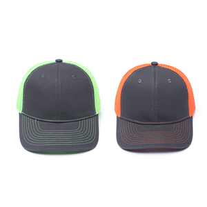 Bán buôn Tùy chỉnh cao su PVC Logo hai Tone 6 Bảng điều chỉnh lưới Trucker Hat thể thao ngoài trời Chạy <span class=keywords><strong>cap</strong></span> cong vành được trang bị Mũ bóng chày - Product Image 4
