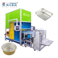 Máquina de Contêineres de Alimentos de Alumínio de Alta Eficiência, Preço de Fábrica, 45t 63t 80t 130t, Totalmente/Semi-Automática