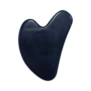 Outil de beauté en jade le plus vendu, petit grattoir Gua Sha en obsidienne - Product Image 6