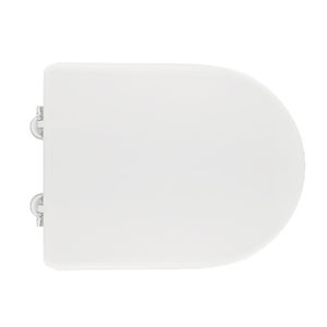 Asiento de inodoro para Dolomite Asolo Vase Forma 7, blanco, con bisagras de expansión en forma de C - Product Image 1