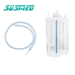 Sistem Drainase Thoracic PVC sekali pakai dengan segel air dan desain satu/dua ruang untuk drainase luka dada - Product Image 1