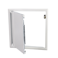 Panneau d'accès à fermeture rapide en métal galvanisé pour l'inspection des systèmes de chauffage, de climatisation et de ventilation (HVAC)