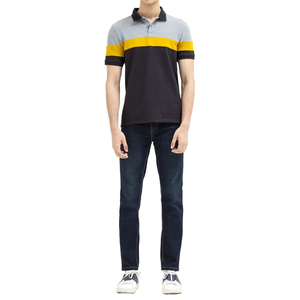 Polo Deportivo Minimalista Raglán para Hombre |   Camiseta Deportiva sin Costuras en los Hombros |   Camiseta de Entrenamiento de Jersey Suave al Tacto - Product Image 1