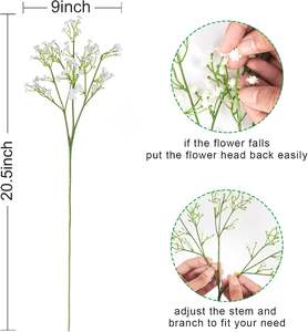 Oferta Especial de Fábrica: Ramo de Flores de Gypsophila de Seda de Tacto Real para Decoración de Bodas y Hogar, con Aspecto Natural - Product Image 5