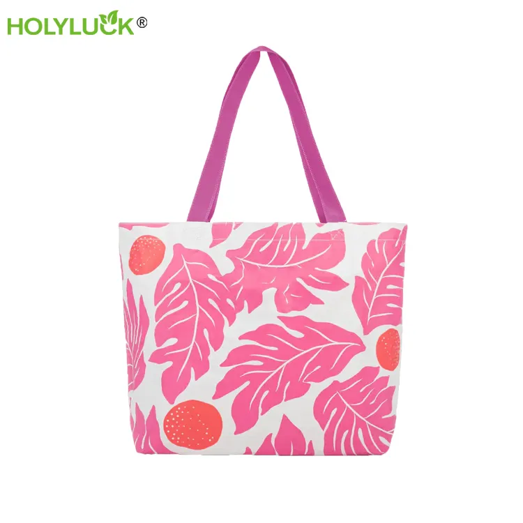Holyluck-sac de maquillage cosmétique, écologique, recyclable, impression personnalisée, réutilisable, Dupont Tyvek, pochette légère