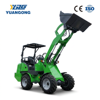 Cargador de Ruedas Eléctrico Profesional YGZG de 1 Tonelada, M100E, 9kW de Potencia Total, Mini Radlader, 60V, Ecológico, Elektro-Kompaktlader