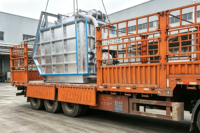 Ligne d'extrusion d'aluminium mobile 3-5T à double alimentation gaz/huile, contrôlée par PLC, avec pompe, pour le recyclage des déchets et la coulée