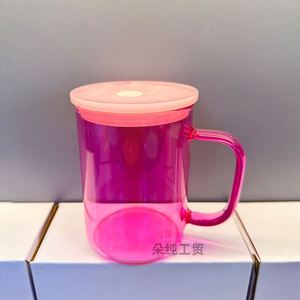 Taza Ecológica de Vidrio Borosilicato de 15oz con Asa para Uso Diario en Oficina y Hogar - Product Image 4