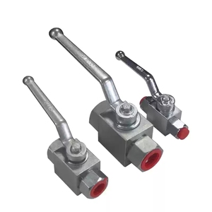 Robinet à bille haute pression avec filetage interne : G1/4-G3/8-G1/2, G3/4/1 pouce, Robinet à bille hydraulique britannique haute pression. - Product Image 5