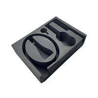 Insert en mousse pour chariot de transport, antichoc, pour emballage de matériel agricole noir, moulage monobloc gravé CNC, modèle YJXH-87