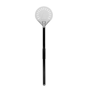 Accessoires de cuisson <span class=keywords><strong>pierre</strong></span> à pizza pelle à pizza coupe-pâte four à roues brosse en fil de cuivre avec outil de four à pizza à long manche - Product Image 3