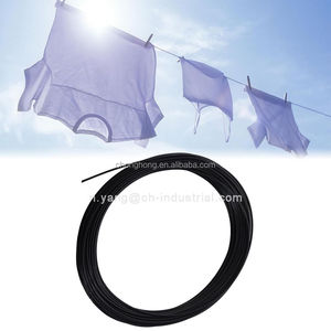 Ensemble de câbles en acier noir avec manchons de sertissage en aluminium et poulie pour suspension de lumières de <span class=keywords><strong>corde</strong></span> à <span class=keywords><strong>linge</strong></span> - Product Image 5