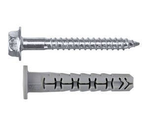 ตัวยึดโครงไนลอนพลาสติกสำหรับยึดเสายึดสกรูพื้นตัวยึดโครงค้อน drywall แบบสกรูอเนกประสงค์ - Product Image 2