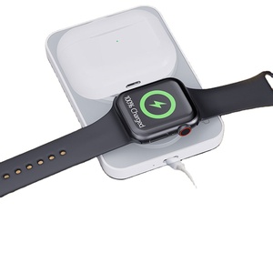 Topselling Products 3 in 1 Wireless Universal Magnetic Power Bank for Iphone,airpods and Iwatch