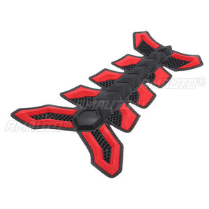 Protector de Tanque de Combustible 3D de Goma, Adhesivo Decorativo para Motocicletas, Vehículos ATV, Azul/Rojo/Negro/Blanco/Amarillo - Product Image 4