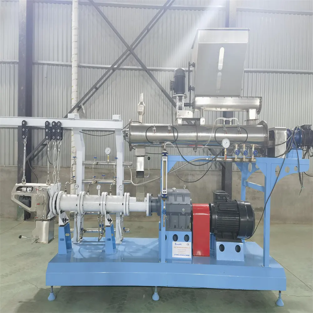 New Type Maize Meal Feed Material Extruders Food Fish / SPH Series Fish Feed Soybean Extruder for Pet Food