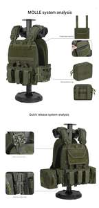 1000Dナイロン製ハードプレート付き個人用防護タクティカルベスト - Product Image 5