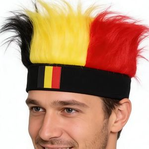 2026 USA Canada Mexique Perruque de supporter de football Bandeau Mohawk drapeau national pour le Tournoi Mondial de Football Accessoire de <span class=keywords><strong>stade</strong></span> - Product Image 4