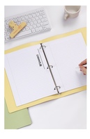 Organiseur/Agenda Professionnel A4 Personnalisé en Cuir PU avec Anneaux et Feuilles Amovibles