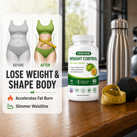 Complément Alimentaire Végétalien OEM/ODM pour le Contrôle du Poids Adulte, à base de Garcinia Cambogia, pour la Régulation de l'Appétit et le Soutien du Métabolisme, 60 Capsules
