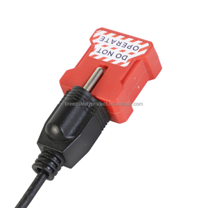 लॉक आउट टैगआउट टैगआउट प्रक्रिया के लिए छेद के साथ 3-पिन प्लग या 2-पिन प्लग को लॉक करने के लिए अंतर्निहित लॉक सिलेंडर के साथ कॉम्पैक्ट प्लग - Product Image 1