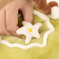 Jouets en peluche en forme de pot à fromage, bouilloire à thé vert, accessoires de jeu, accessoires de cuisine, décoration de la maison