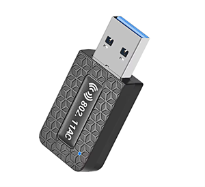 USB 2.0 AC1300 1300m 1300Mbps trình điều khiển miễn phí Plug and Play Dual Band 2.4Ghz 5GHz Wifi Ethernet Antenna Receiver card mạng cho PC - Product Image 3