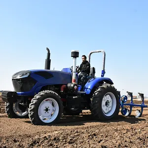 جرار زراعي كبير للعمل الثقيل 4x4 بأربع عجلات 140hp دفع رباعي 1404 كابينة مزرعة للبيع