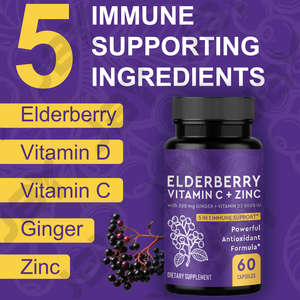 Goede prijs Vlierbes Vitamine C Zink <span class=keywords><strong>Capsules</strong></span> Hoge Kwaliteit Vlierbes <span class=keywords><strong>Capsules</strong></span> Vlierbes voor Immuunversterking - Product Image 2