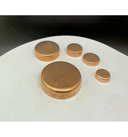 Embout en cuivre ID 5/8 CXC pour tubes et tuyaux de réfrigération HVAC, surface lisse, hauteur 25 mm