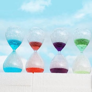 Hiện đại 1 Min 45 phút màu dầu nhỏ giọt nước đồ chơi chất lỏng giọt cát hẹn giờ đồng hồ cát - Product Image 6