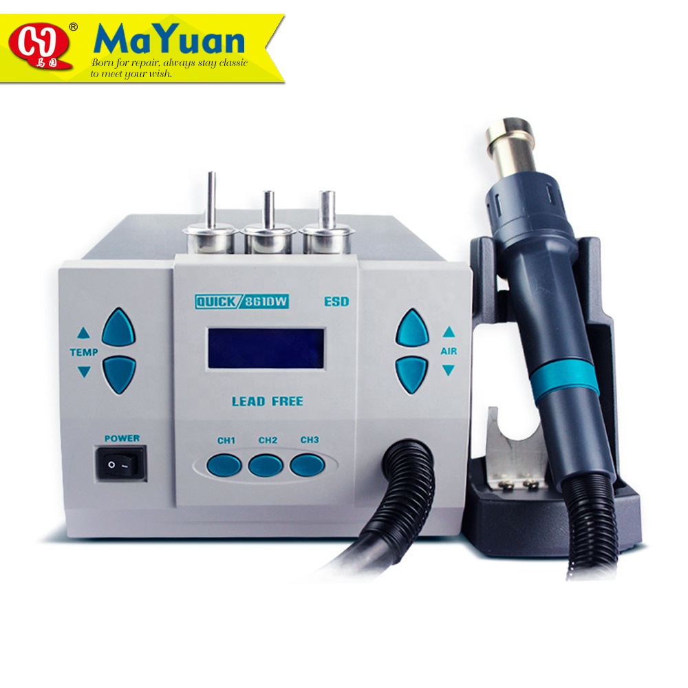 QUICK 861DW цифровой дисплей, тепловая пушка, наладочная станция 1000 Вт