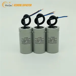 KESHENG-condensadores de corriente de Motor cd60, 1-100uf, 450V, para aire acondicionado, en Cd60