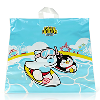 Bolsa de Compras de Plástico LDPE con Asa de Lazo, Termosellada, Ecológica, Duradera y de Alta Calidad, con Logotipo Personalizado