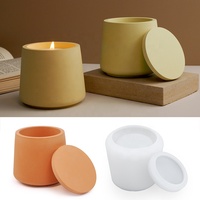 Early Riser DIY Gomme Goutte Ciment Coupe Pot De Fleur Moule En Silicone Grand Pot Gypse Bougie Tasse Ornements Miroir Moule En Silicone