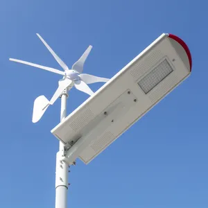 2021 RYGH LED Straße Lampe 30W 40W 50W 60W 70W 80W Alle In Einem integrierte Smart Turbine Wind Solar Straße Licht