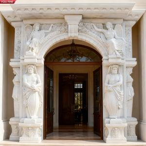 <span class=keywords><strong>Arche</strong></span> <span class=keywords><strong>de</strong></span> Portail Classique <span class=keywords><strong>en</strong></span> Marbre Blanc YOUFINE, Sculpture Ornée pour Entrée Extérieure, Décoration <span class=keywords><strong>de</strong></span> <span class=keywords><strong>Jardin</strong></span> <span class=keywords><strong>de</strong></span> Villa - Product Image 2