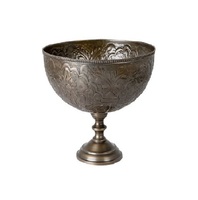 Moderne Metalen Fruitschaal Fancy Werk Handgemaakte Ronde Vorm Serveerschaal Moderne Serveerschaal Te Koop
