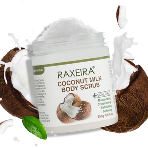 Exfoliante Corporal Natural Nutritivo OEM/ODM, Exfoliante Corporal Iluminador con <span class=keywords><strong>Sal</strong></span> del Mar Muerto, Exfoliante Corporal Blanqueador con Leche <span class=keywords><strong>de</strong></span> <span class=keywords><strong>Coco</strong></span> <span class=keywords><strong>de</strong></span> Marca Privada - Product Image 1