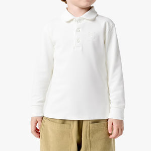 Nueva Colección Otoño 2026, Camiseta Polo de Manga Corta para Niños, Estilo Preppy Informal, 100% Algodón, Tejido de Punto, Moda Infantil - Product Image 5