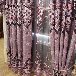 Tenda stile turco fornitore della cina europeo <span class=keywords><strong>viola</strong></span> <span class=keywords><strong>tende</strong></span> di lusso oscuranti con annesso mantovana - Product Image 4