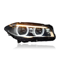 Ensemble de phares LED KGKB pour BMW Série 5 F10 F11 F18 525i 530i 535Li 2011-2017, mise à niveau haut de gamme, Angel Eyes, Plug & Play