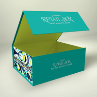 Boîte à chaussures pliable rigide de luxe personnalisée avec couvercle magnétique, grande boîte d'emballage pliable pour vêtements et accessoires, idéale pour les cadeaux