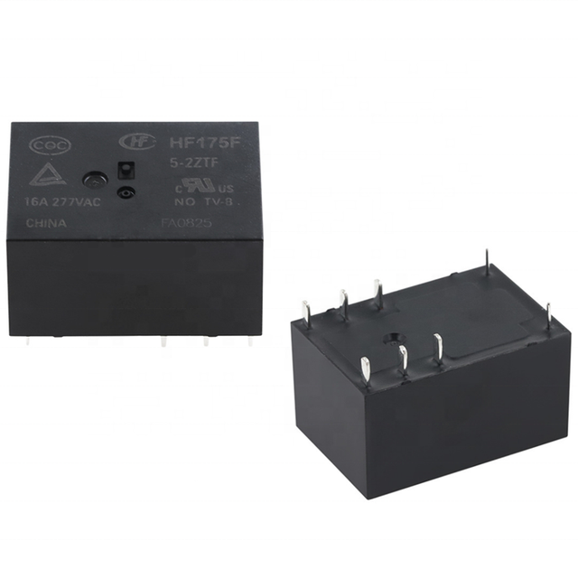 100% Original Hongfa Relay HF175F-5-2ZTF DPDT 16A HF175F-24-2ZTF HF175F-12-2ZTF HF175F-5-2HTF 12V 24V Power Relay 5V DC