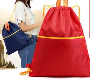 Wholesale Custom Logo High Quality Drawstring Backpack Portable Waterproof Sport Backpack Drawstring Gym Tote Bag