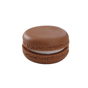 New Fast-Rebound PU Macaron Cake Toys - Realistic Colorful Snack Squishy for Fun Stress Relief & Sweet Dessert <b>Table</b> Decor - Product Image 6